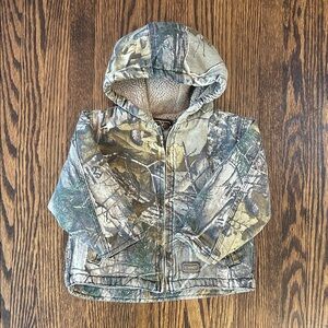 Canvas Camo Baby Construction Jacket